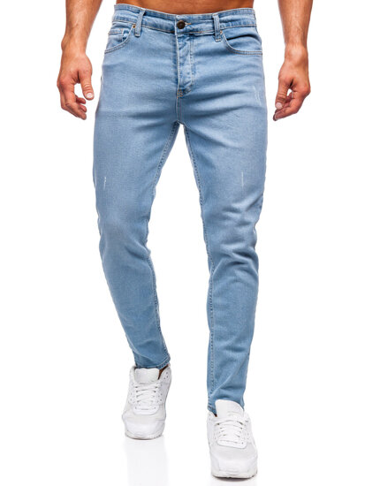 Slim Fit vyriški džinsai Mėlyna Bolf 6472