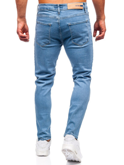 Slim Fit vyriški džinsai Mėlyna Bolf 6475