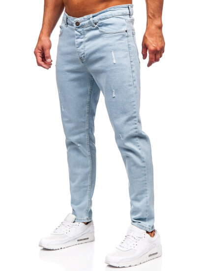 Slim Fit vyriški džinsai Mėlyna Bolf 6561