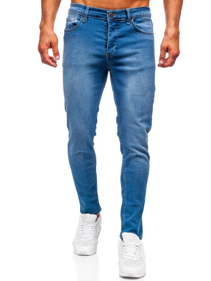 Slim Fit vyriški džinsai Mėlyna Bolf 6595