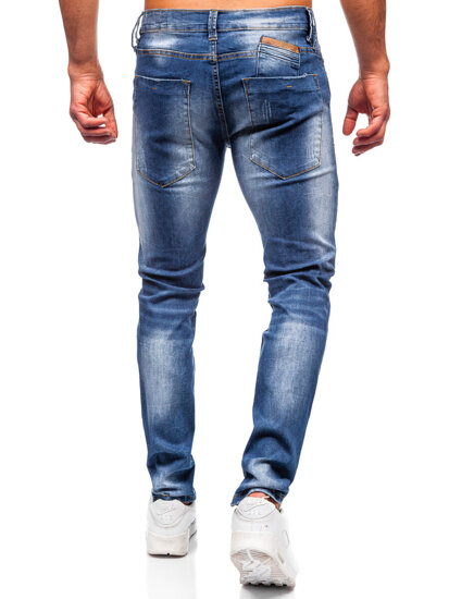 Slim Fit vyriški džinsai Mėlyna Bolf MP0017B