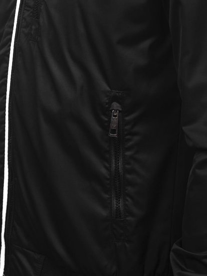 Vyriška demisezoninė striukė juoda Bolf K01