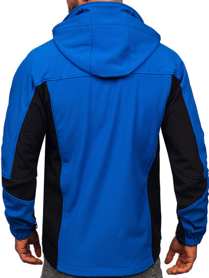 Vyriška striukė softshell mėlyna Bolf T019