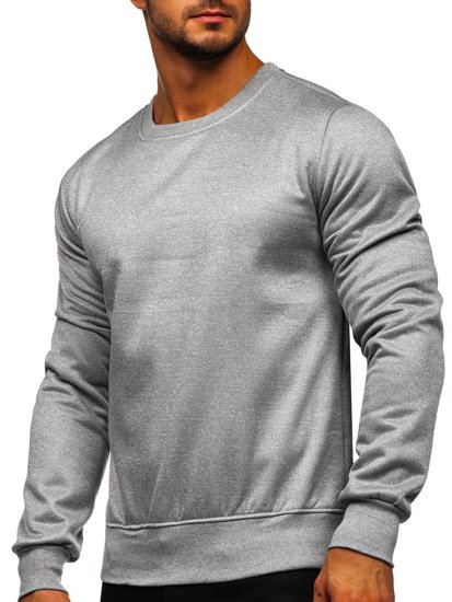Vyriškas džemperis be gobtuvo pilkas Bolf 2001-2