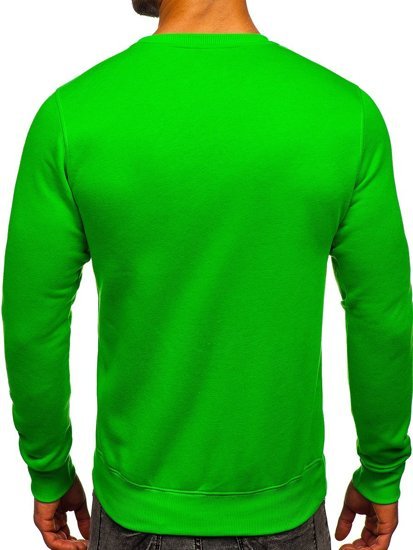 Vyriškas džemperis be gobtuvo šviesiai žalias Bolf 2001