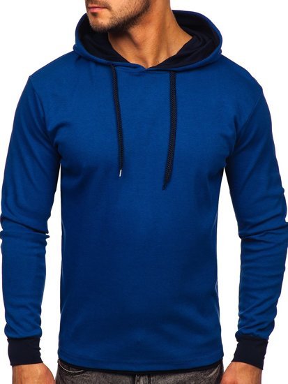Vyriškas džemperis su gobtuvu indigo Bolf 145380