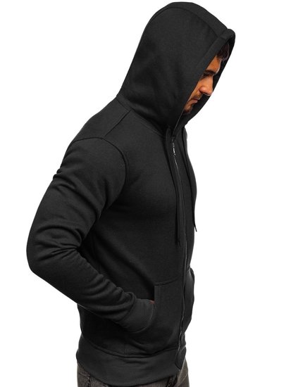 Vyriškas džemperis su gobtuvu juodas Bolf 2008