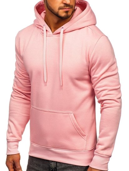 Vyriškas džemperis su gobtuvu šviesiai rožinis Bolf 2009