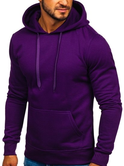 Vyriškas džemperis su gobtuvu violetinis Bolf 2009
