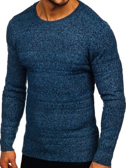 Vyriškas megztinis mėlynas Bolf H1926