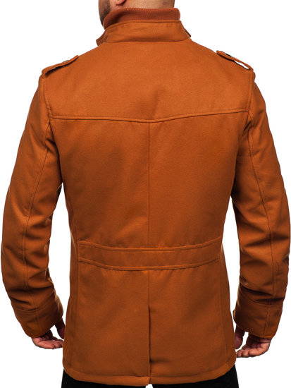 Vyriškas paltas šviesiai ruda Bolf 8856