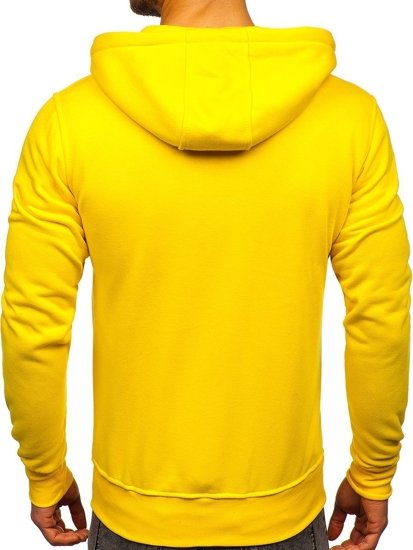 Vyriškas užsegamas džemperis su gobtuvu geltonas Bolf 2008