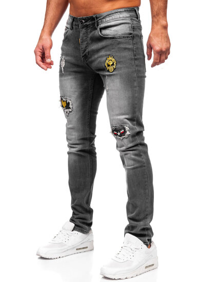 Vyriški Slim Fit džinsai Grafitas Bolf MP0167G