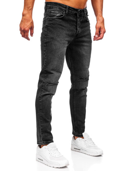 Vyriški Slim Fit džinsai Juoda Bolf 6526