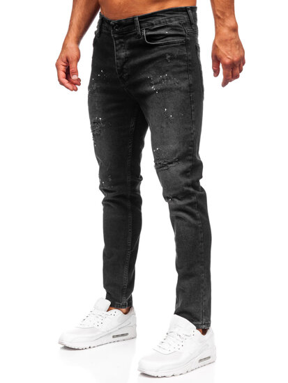 Vyriški Slim Fit džinsai Juoda Bolf 6530