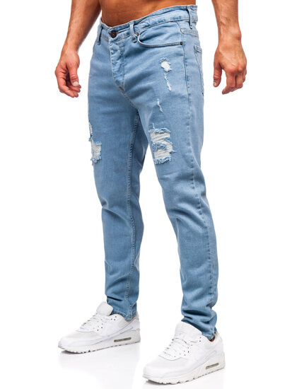 Vyriški Slim Fit džinsai Mėlyna Bolf 6461