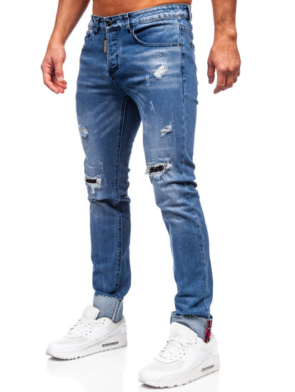 Vyriški Slim Fit džinsai Mėlyna Bolf MP0126B