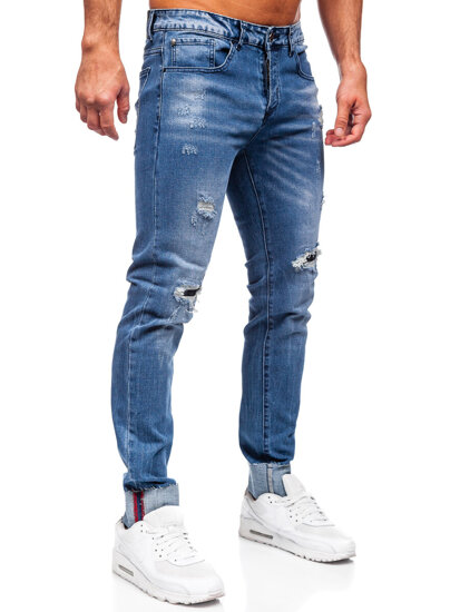 Vyriški Slim Fit džinsai Mėlyna Bolf MP0126B