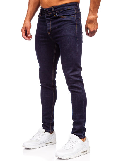 Vyriški džinsai Skinny Fit Tamsiai mėlyna Bolf 5308