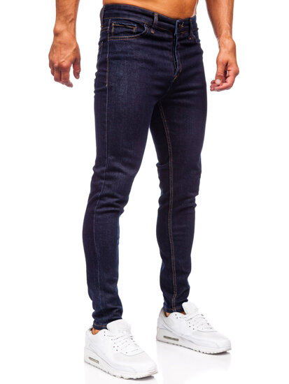 Vyriški džinsai Skinny Fit Tamsiai mėlyna Bolf 5308