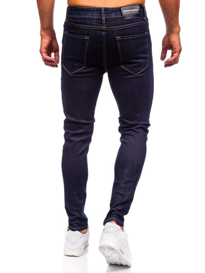 Vyriški džinsai Skinny Fit Tamsiai mėlyna Bolf 5308