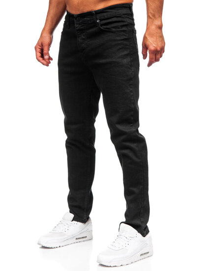 Vyriški džinsai slim fit Juoda Bolf 6500