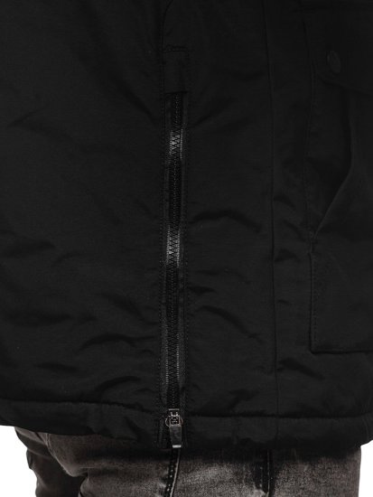 Vyriški žieminė striukė juoda Bolf 1827