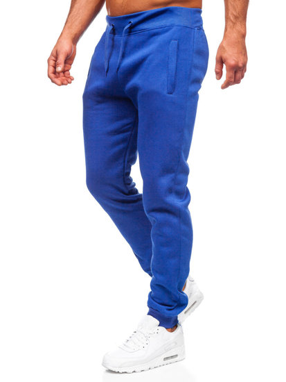 Vyriškos jogger kelnės kobalto spalvos Bolf XW01-A