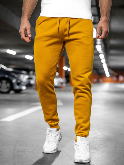 Vyriškos jogger kelnės šviesiai rudos Bolf XW01-A