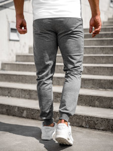 Antracito spalvos vyriškos jogger kelnės Bolf JX5003A