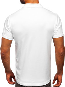 Balti vyriški polo marškinėliai Bolf 0002