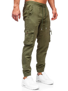 Chaki vyriškos jogger cargo kelnės Bolf MP0181MV