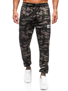 Chaki vyriškos sportinės jogger camo kelnės Bolf JX6186