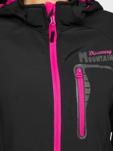 Grafito spalvos moteriška demisezoninė striukė softshell Bolf HH027