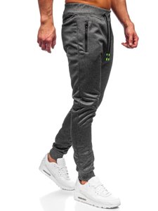 Grafito spalvos vyriškos jogger kelnės Bolf K50005