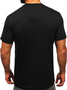 Juodi vyriški marškinėliai su paveikslėliu Bolf 142172