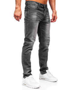 Juodos vyriškos džinsinės kelnėse slim fit Bolf MP0174GS