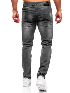 Juodos vyriškos džinsinės kelnėse slim fit Bolf MP0174GS