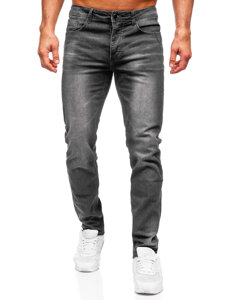 Juodos vyriškos džinsinės kelnėse slim fit Bolf MP0174GS