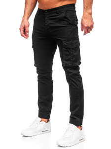 Juodos vyriškos jogger cargo kelnės Bolf MP0202N