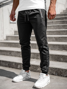 Juodos vyriškos jogger kelnės Bolf JX5003A