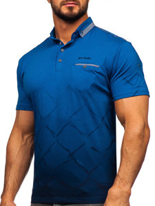 Mėlyni vyriški polo marškinėliai Bolf 192650