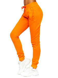 Oranžinės moteriškos sportinės kelnės Bolf CK-01