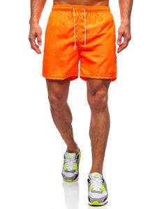 Oranžiniai vyriški maudymosi šortai Bolf ST019