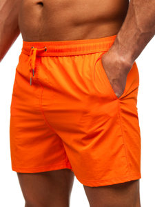 Oranžiniai vyriški maudymosi šortai Bolf XL018