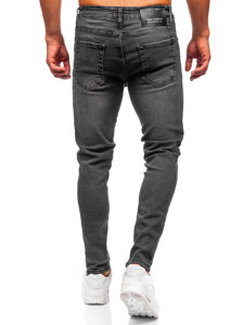 Slim Fit vyriški džinsai Grafitas Bolf 6541