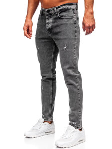 Slim Fit vyriški džinsai Grafitas Bolf 6642