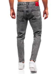 Slim Fit vyriški džinsai Grafitas Bolf 6642