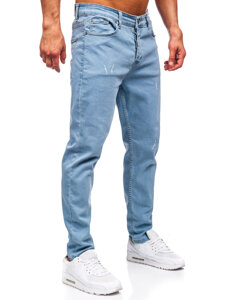 Slim Fit vyriški džinsai Mėlyna Bolf 6446