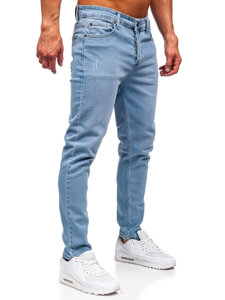 Slim Fit vyriški džinsai Mėlyna Bolf 6472